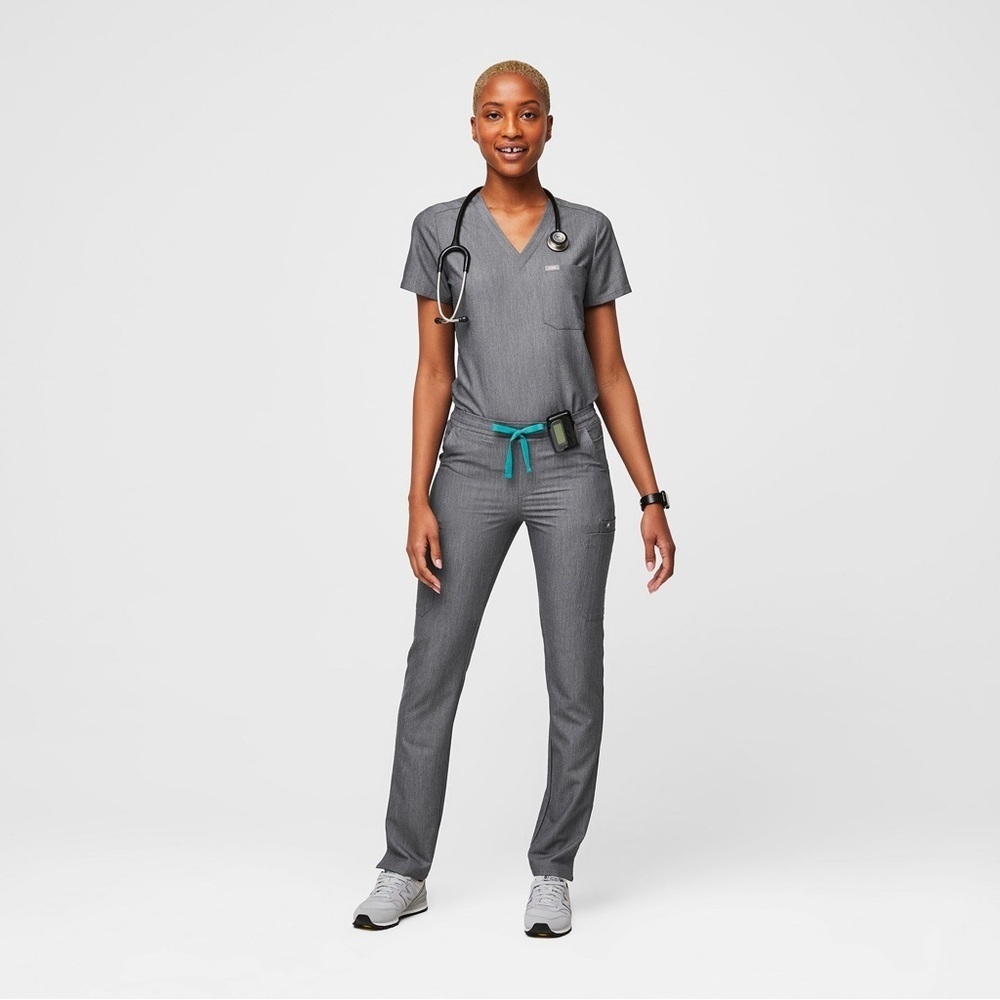 Figs Yola Elastic Waistband Skinny Scrub Pants XXS